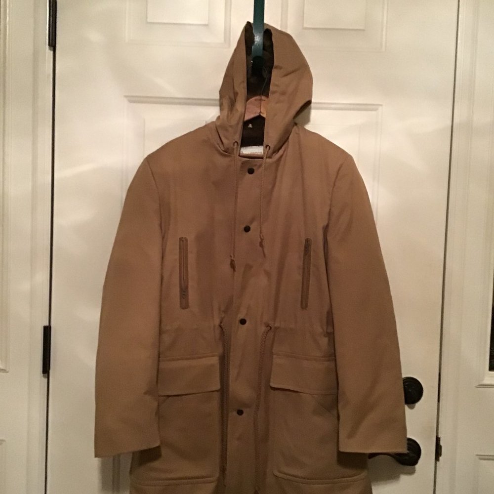 NWT VTG. 70'S LONDON FOG ROLLINGSWORTH FUR LINED PARKS COAT. 38 REG